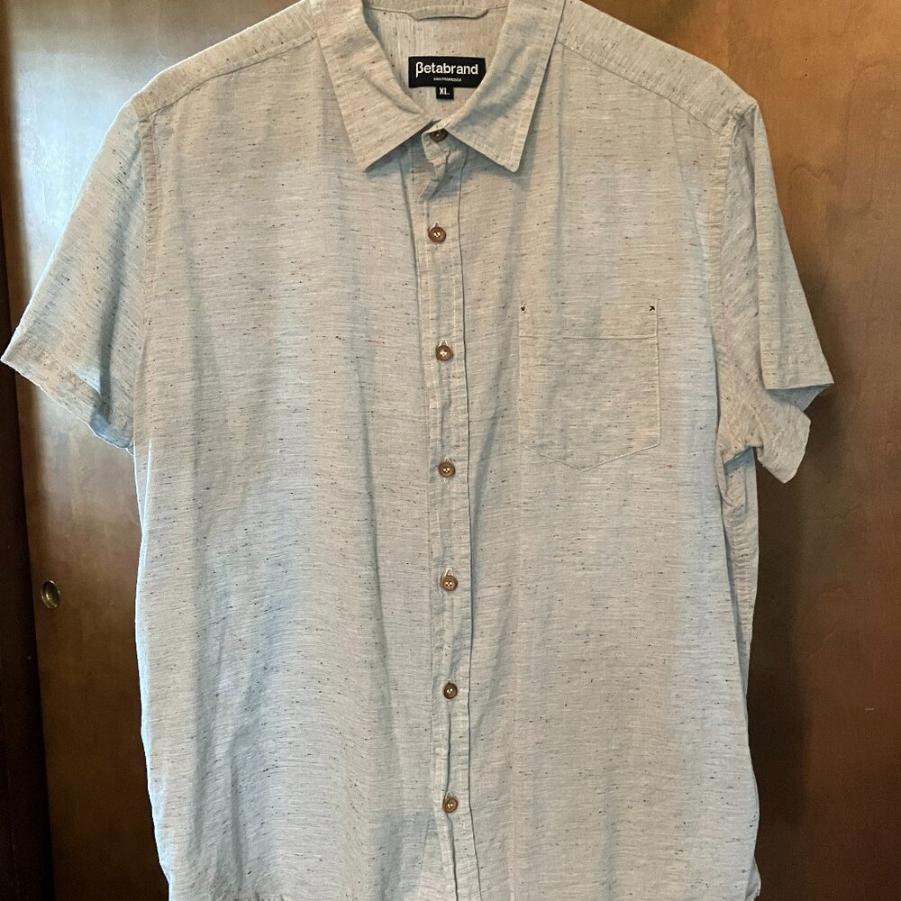Men's Betabrand Short sleeve casual shirt - size XL